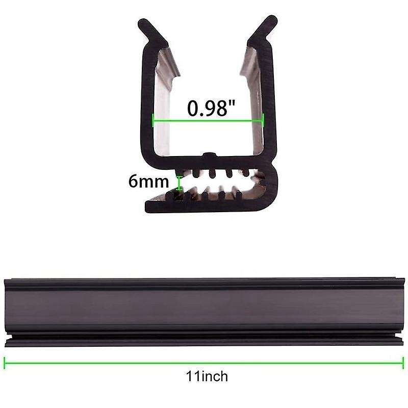 2 Pcs 12.6 Inch Windshield Sash Compatible Club Car DS & Precedent Golf Cart