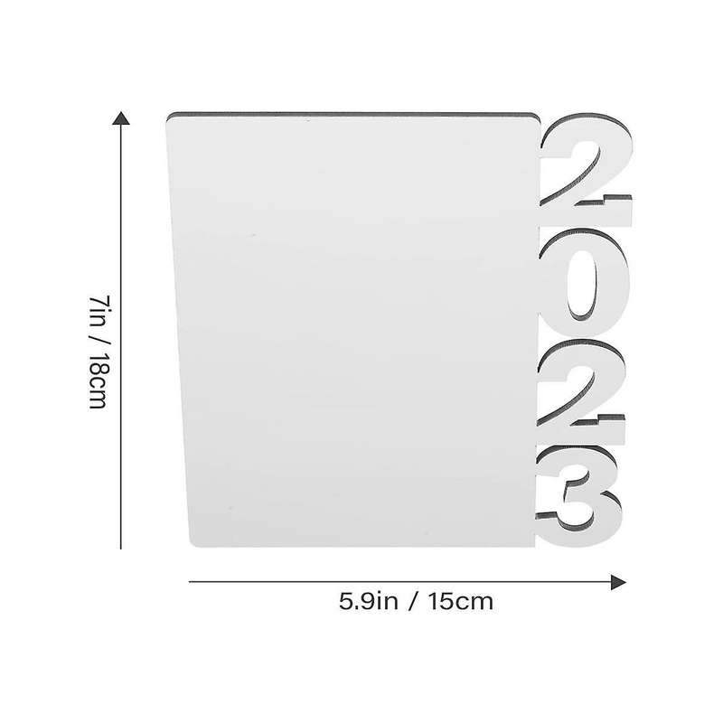 2 Pcs 2023 Graduation Blank Graduation Picture Frame Diy Craft Sublimation Blank Cheer