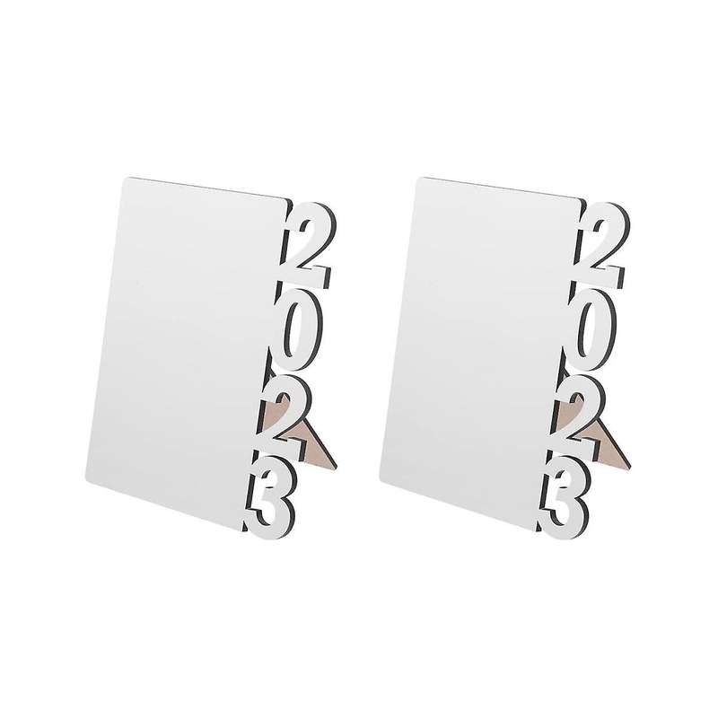 2 Pcs 2023 Graduation Blank Graduation Picture Frame Diy Craft Sublimation Blank Cheer