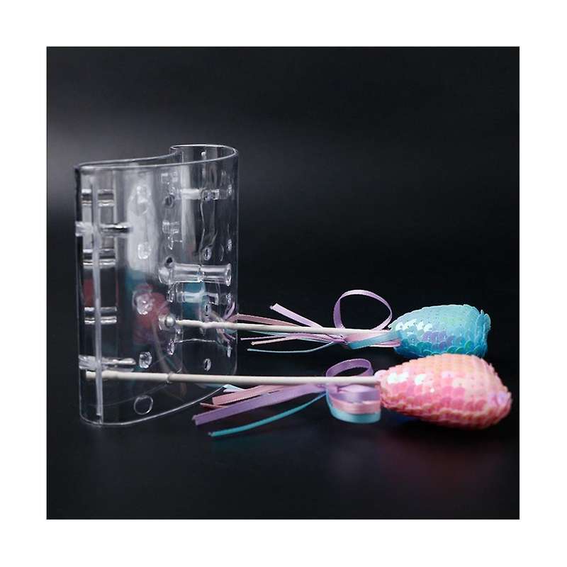 2 Pcs 20 Hole Lollipop Holder Display Stand Acrylic Holder Clear Candy Holder for Wedding Party Bir