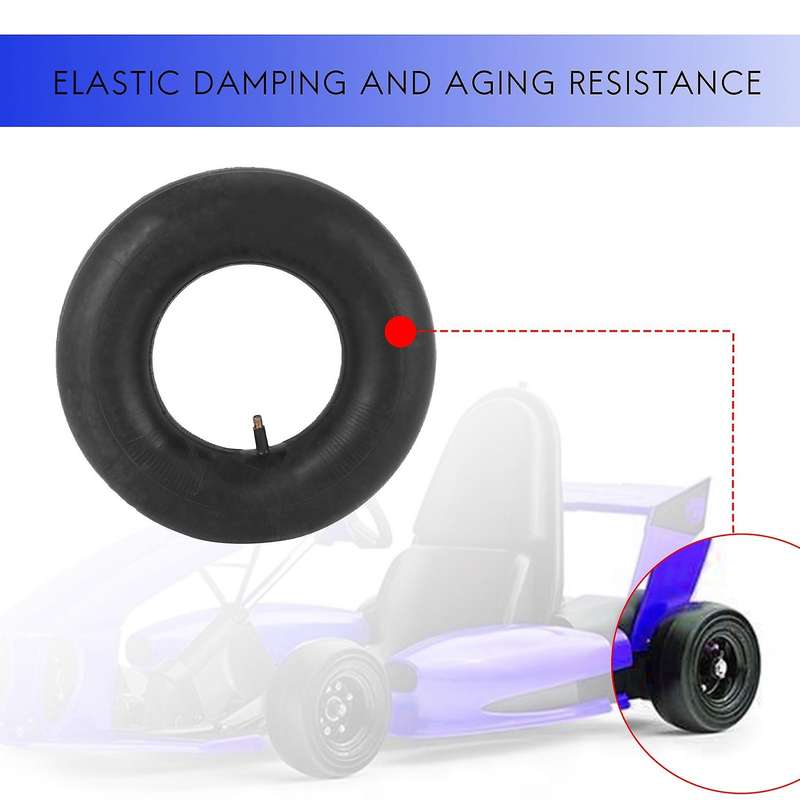 2 Pcs 13 X 5.00-6 Inch Heavy Duty Inner Tube with Tr-13 Straight Valve Stem - for Wheelbarrows, Mow