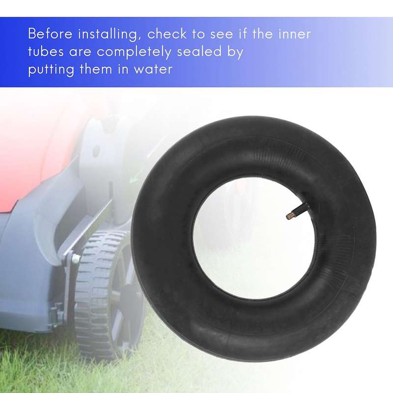 2 Pcs 13 X 5.00-6 Inch Heavy Duty Inner Tube with Tr-13 Straight Valve Stem - for Wheelbarrows, Mow
