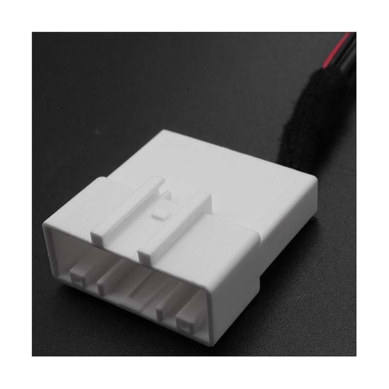 2 Pcs 24 Pin Car Camera Adapter Connector Wire Reversing Camera to Gps Head Unit Cable for Kluger