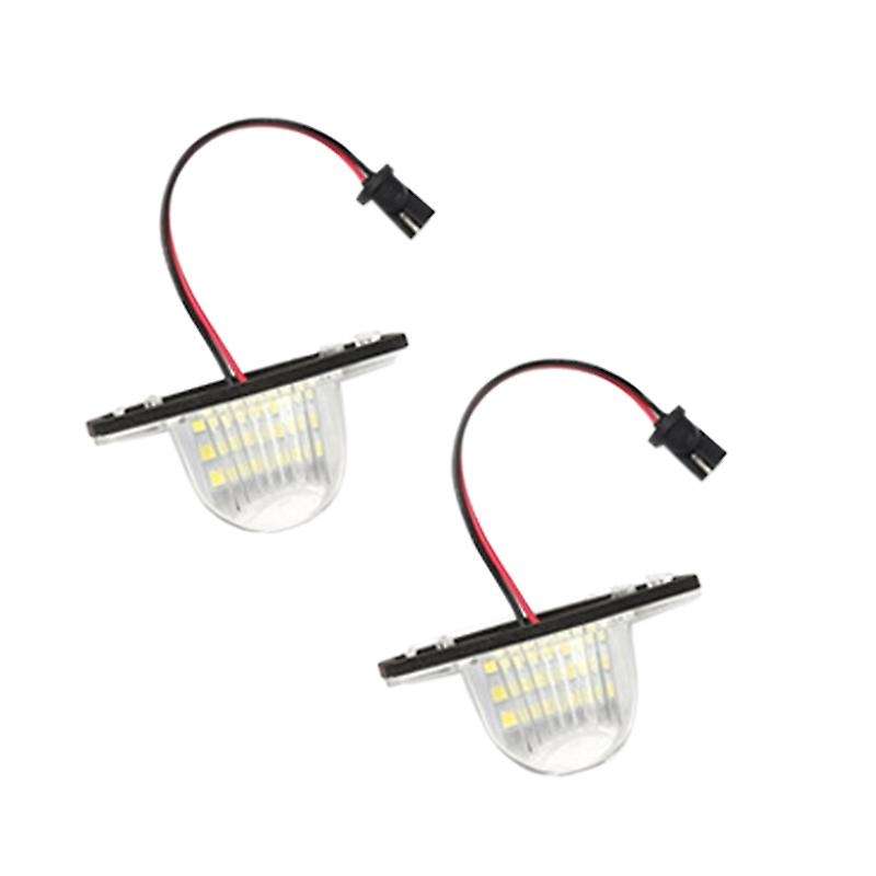2 Pcs 18 LED Lamp Number License Plate Light for Jazz Odyssey Stream -V 5D DXY