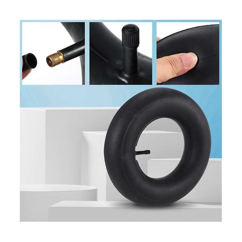 2 Pcs 3.50 / 4.00-6 Tire Tube Inner Tube Tire Wheel 350 / 400-6 Innertube Mini -rubber Valve 6