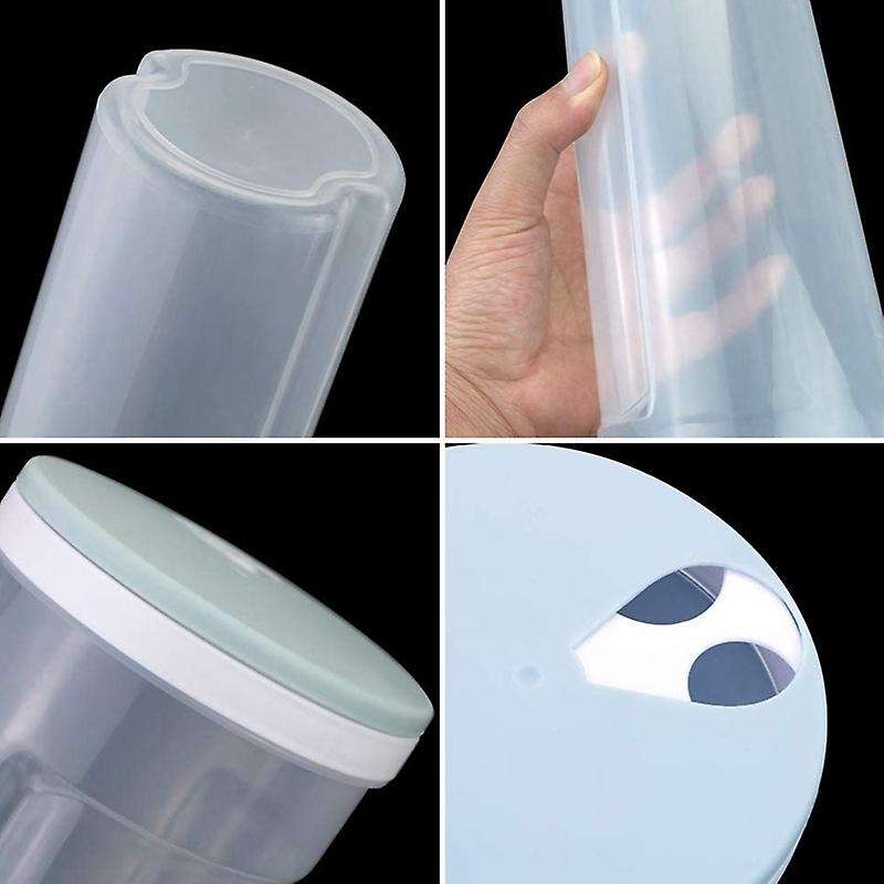 2 Pcs 2L Tall Clear Spaghetti Pasta Storage Container with Adjustable Lid,Multi-Purpose Plastic Kitc