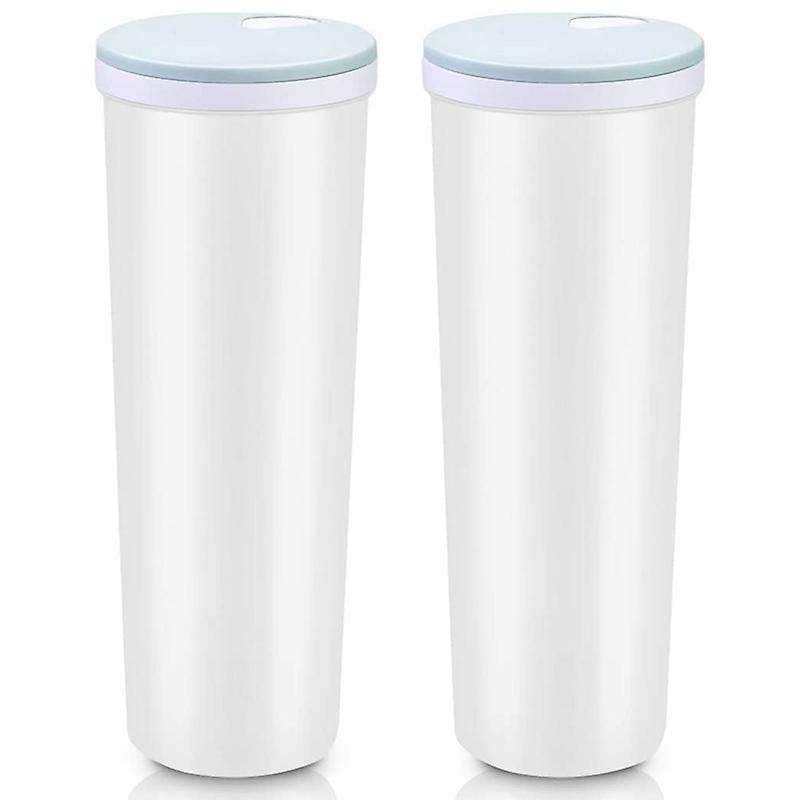 2 Pcs 2L Tall Clear Spaghetti Pasta Storage Container with Adjustable Lid,Multi-Purpose Plastic Kitc