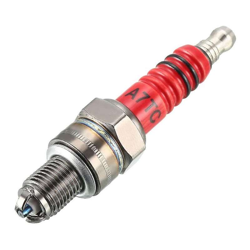 2 Pcs 3-Electrode Spark Plug A7TC for 50Cc-150Cc ATV Motorcycle