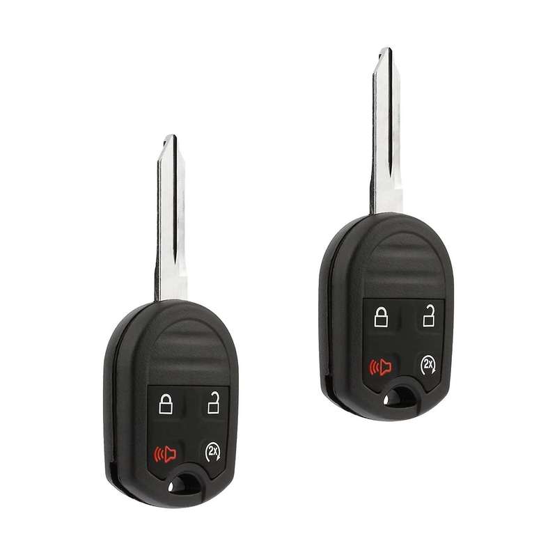 2 Pcs 4-Button Car Key Fob Keyless Entry Remote Start for , (CWTWB1U793)