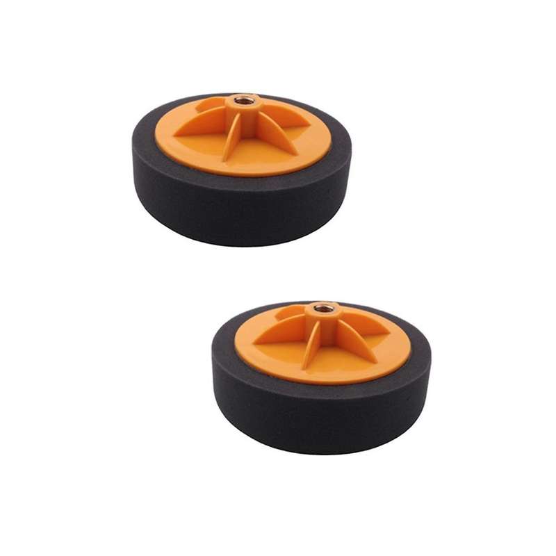 2 Pcs 6 Inch/15cm Car Polishing Waxing Pad Sponge M14 Wheel Polishing Waxing Pad Kit Tool for Car P