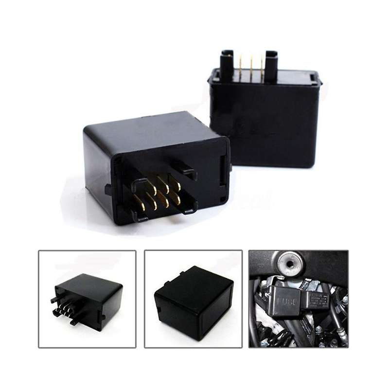 2 Pcs 7 Pin LED Indicator Flasher Relay for GSXR 650 750 1000 Bandit