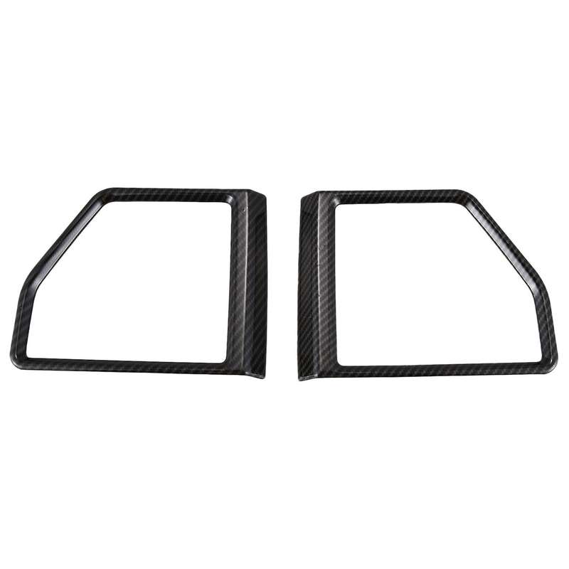 2 Pcs ABS Interior Door Speaker Cover Trim Fit for 2019-2020