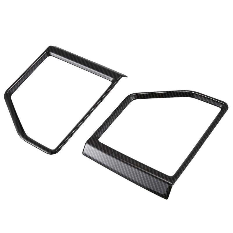 2 Pcs ABS Interior Door Speaker Cover Trim Fit for 2019-2020