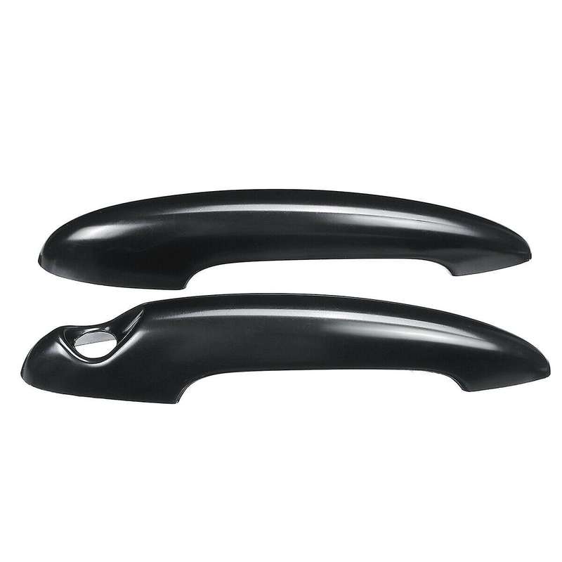 2 Pcs ABS Black Door Handle Cover Compatible MINI Cooper S R50 R53 R56