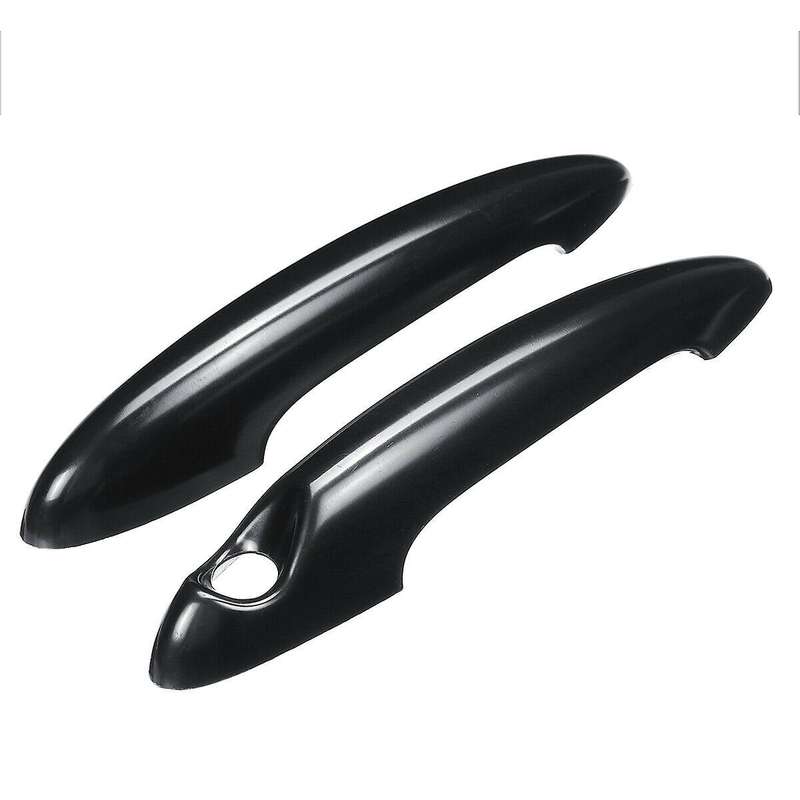 2 Pcs ABS Black Door Handle Cover Compatible MINI Cooper S R50 R53 R56