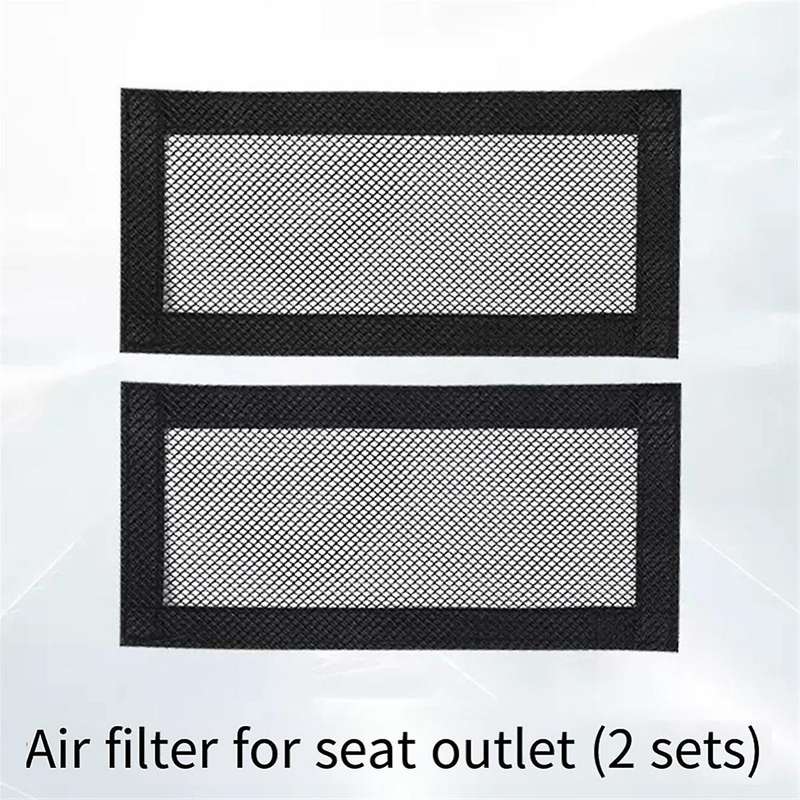 2 Pcs Air Outlet Protective Cover Under Seat Air Outlet Anti-Blocking Filter Dust Cover for Model Y