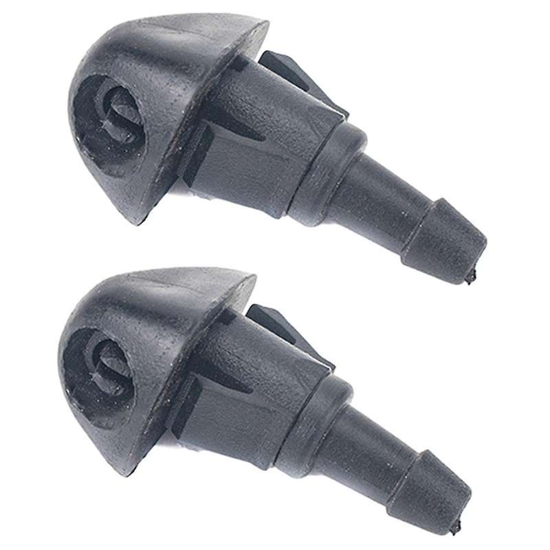 2 Pcs Adjustable DUAL Hole Windshield Washer Nozzle Wiper Water Spray Jet for 76810S10A02 76810-S10-