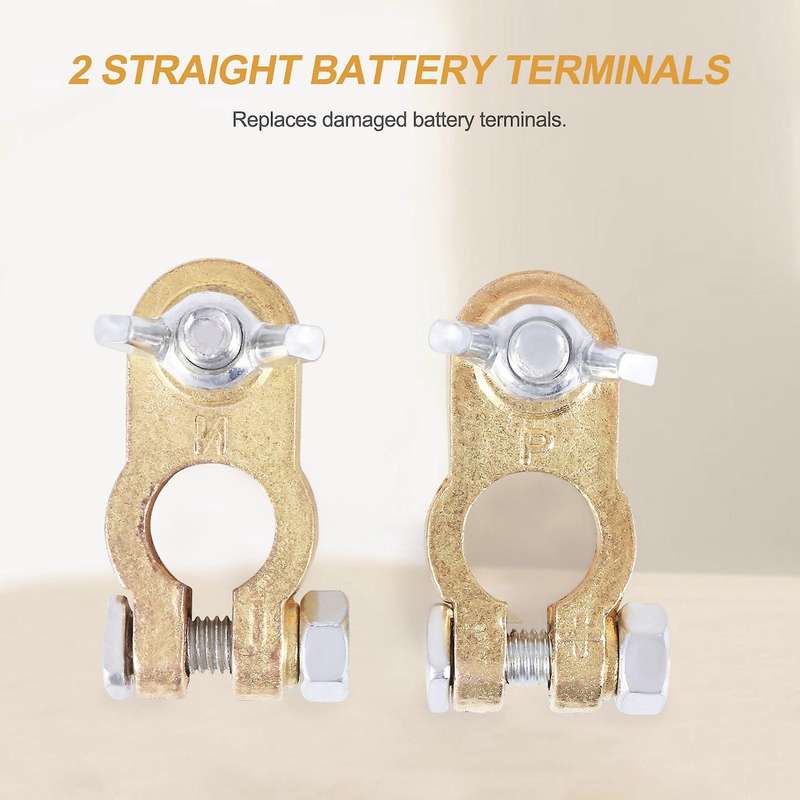 2 Pcs Automotive Car Boat Truck Battery Terminal Clamp Clip Connector Battery Clip Battery Connecto