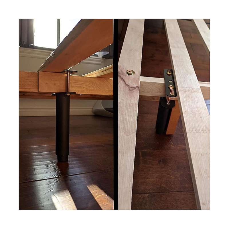 2 Pcs Bed Frame Legs,adjustable Height Center Support Leg for Bed Frame, Bed Center Slat Heavy Supp