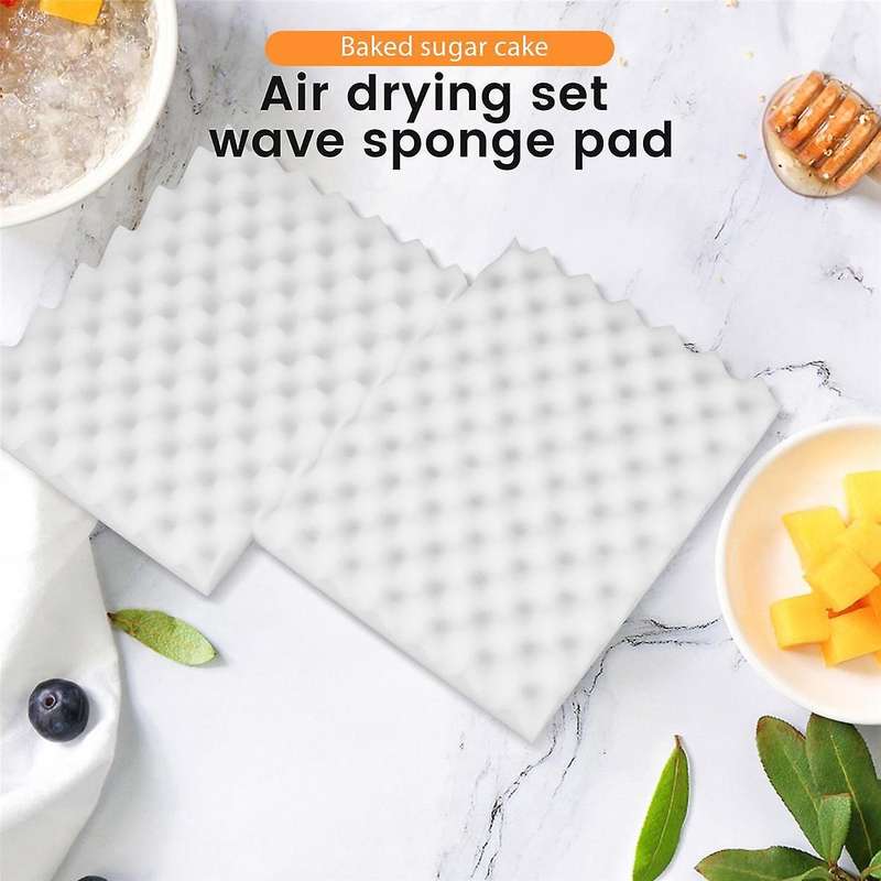 2 Pcs Baking Fondant Flowers Sponges Dry Flower Shaped Fondant Tools Artifact Sugar Flower Foam Pad