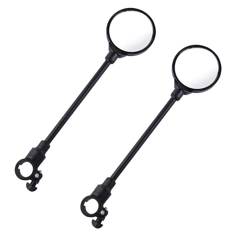 2 PCS Bike Mirror,Bicycle Accessories for Adult Bikes,Adjustable Rotatable Rear View Glass Convex Re