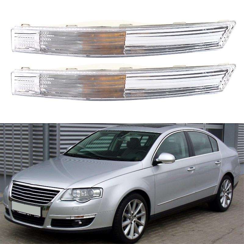 2 Pcs Car Front Bumper Turn Signals Light for B6 Magotan 2006-2010