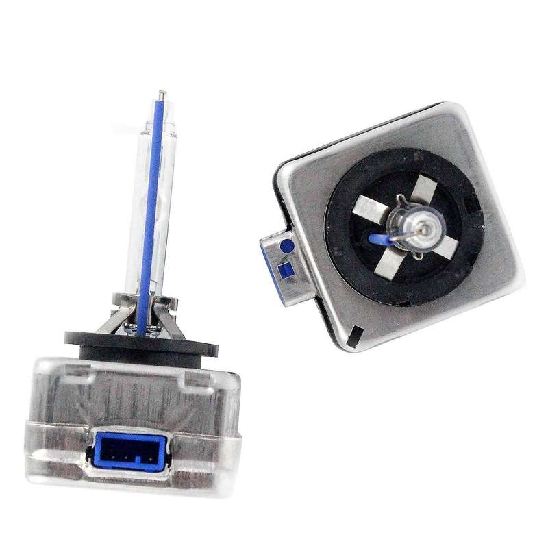 2 Pcs Car HID Headlights Replacement D8S Headlights 5500K White Light for