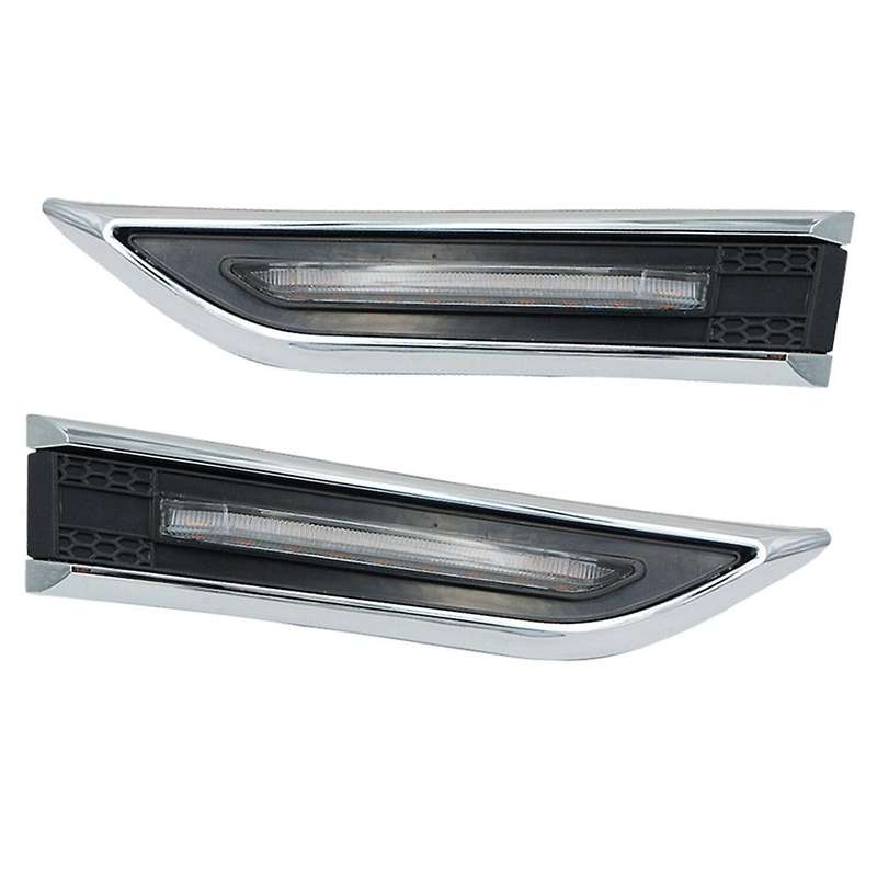 2 PCS Car Led Side Markers Lamp Turn Signal Lights for 2009-2015 (Emit Yellow Light )