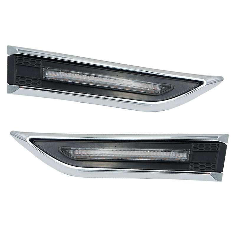2 PCS Car Led Side Markers Lamp Turn Signal Lights for 2009-2015 (Emit Blue Light )