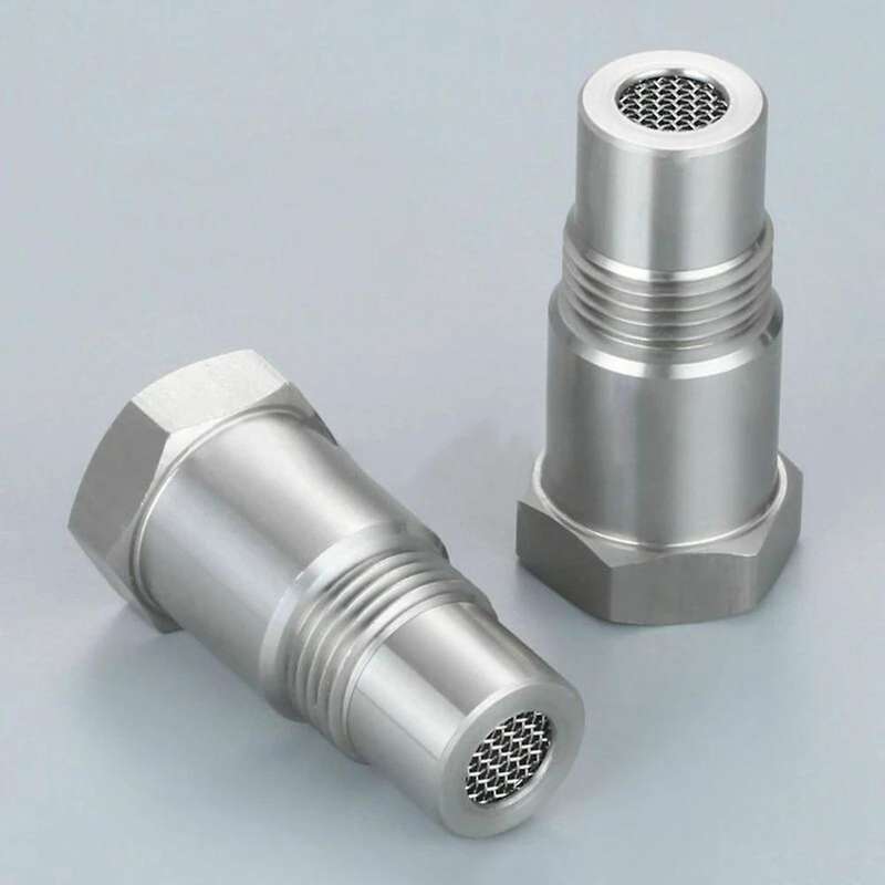 2 Pcs Car M18X1.5 Catalytic Converter Oxygen Sensor Adapters Tool Parts Catalytic Filter O2 CEL for