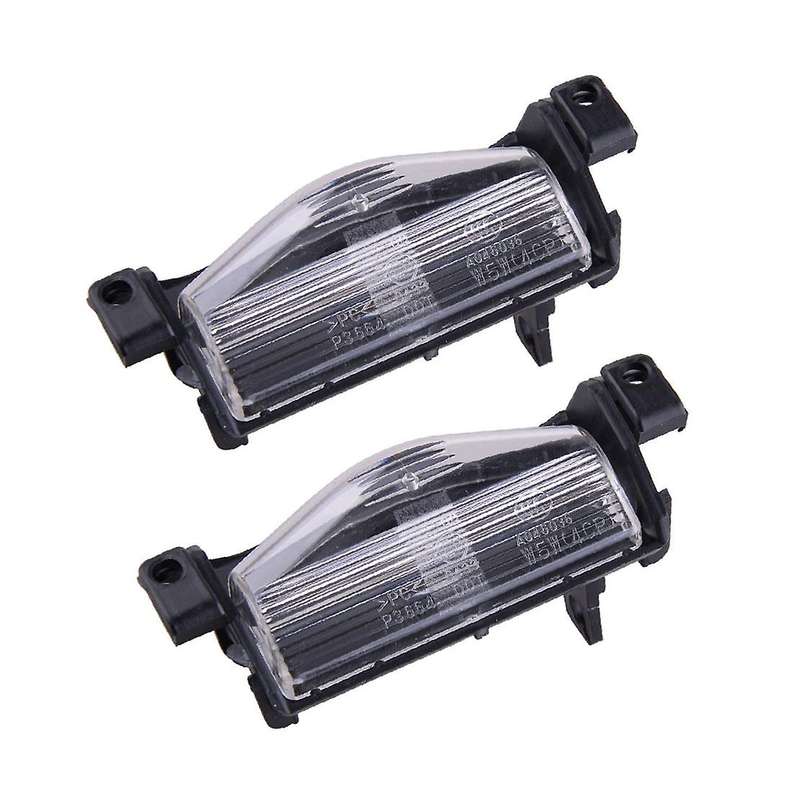 2 Pcs Car License Plate Lamp Light Shell Cover for Mazda 2 3 M2 M3 2011-2013 Bp4k-51-274 Bbm4-51-27