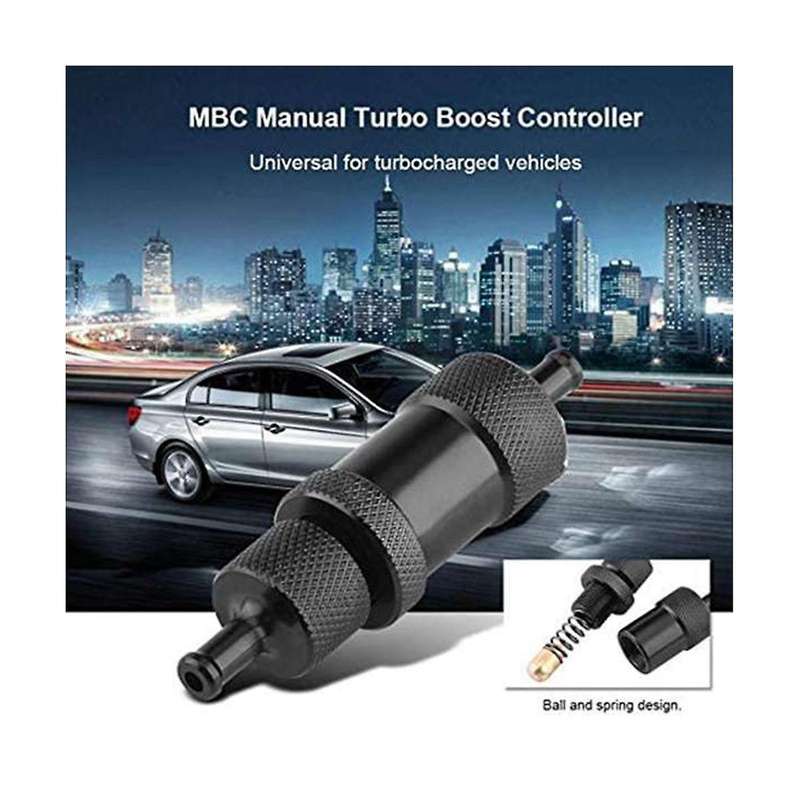 2 Pcs Car Universal Manual Boost Controller Aluminum Alloy Adjustable -manual Turbo Boost Controlle