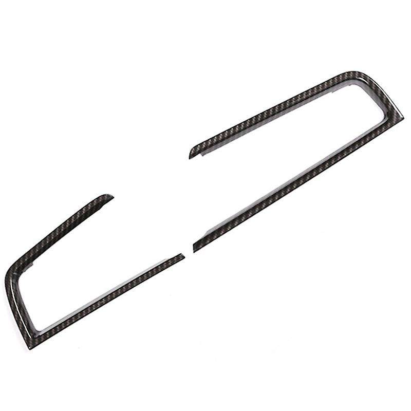 2 Pcs Carbon Fiber ABS Air Vent Trim Frame for 5 Series F10 5 Series 2011- 2017 Accessories