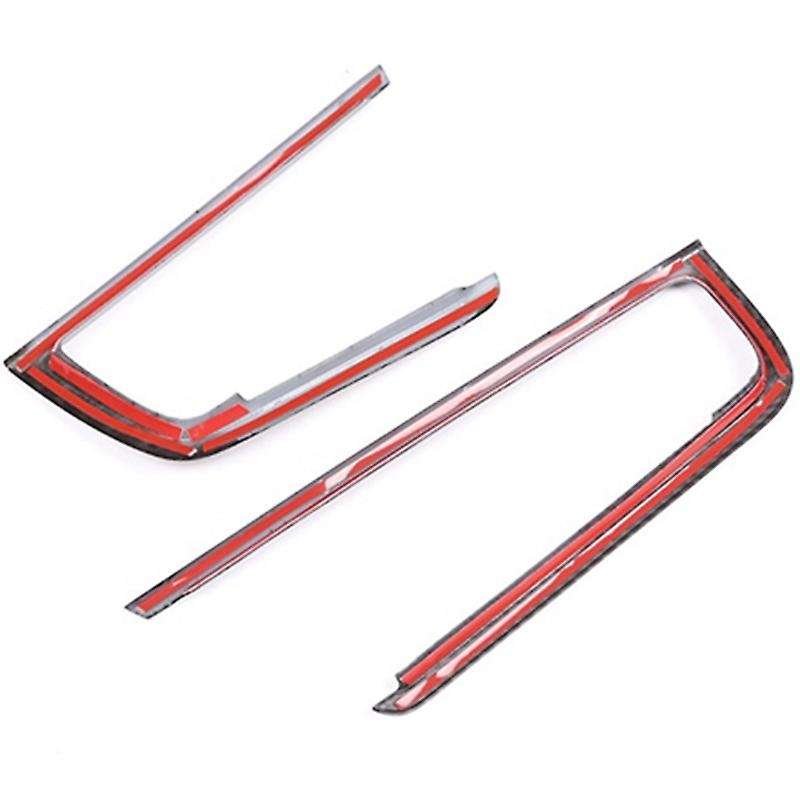 2 Pcs Carbon Fiber ABS Air Vent Trim Frame for 5 Series F10 5 Series 2011- 2017 Accessories
