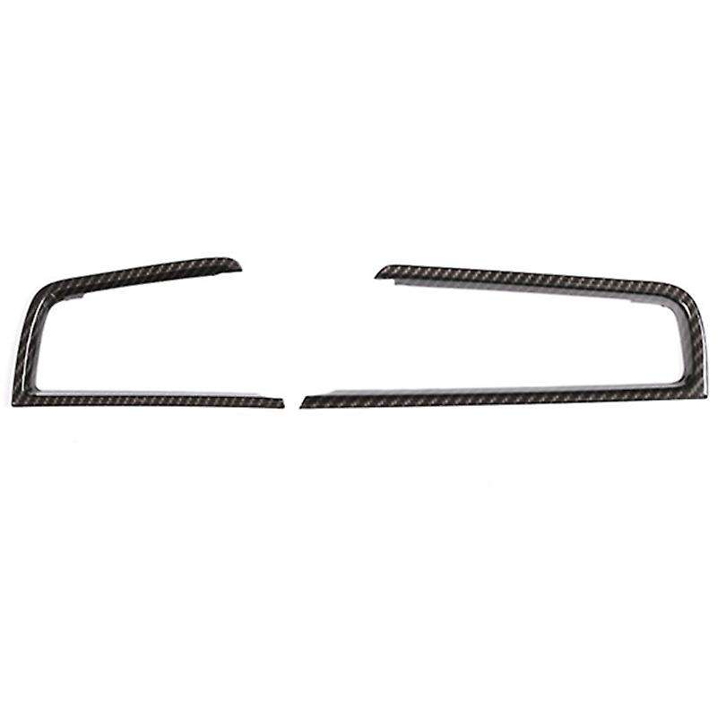 2 Pcs Carbon Fiber ABS Air Vent Trim Frame for 5 Series F10 5 Series 2011- 2017 Accessories