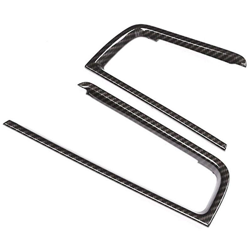 2 Pcs Carbon Fiber ABS Air Vent Trim Frame for 5 Series F10 5 Series 2011- 2017 Accessories