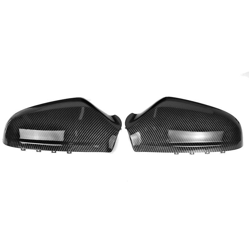 2 Pcs Carbon Fiber Side Door Wing Rear View Mirror Cover for Opel H 2004-2013