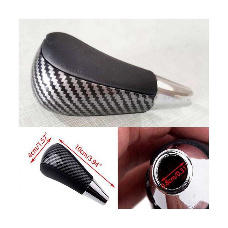 2 Pcs Carbon Gear Shift Knob Gear Shift Knob Stick Headball for Es300 Es330 Es350 Gs300 Gs350