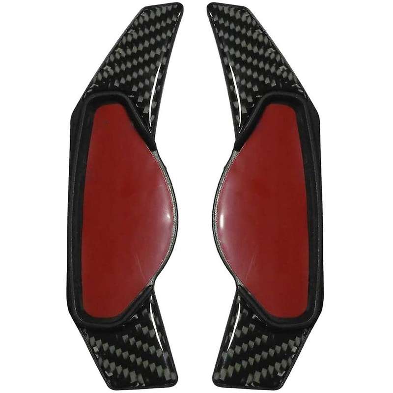 2 Pcs Carbon Fiber Car Steering Wheel Shift Paddle Extension for Shift Paddles