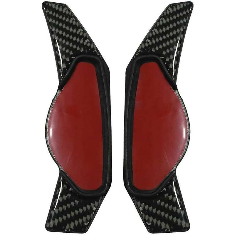 2 Pcs Carbon Fiber Car Steering Wheel Shift Paddle Extension for Shift Paddles