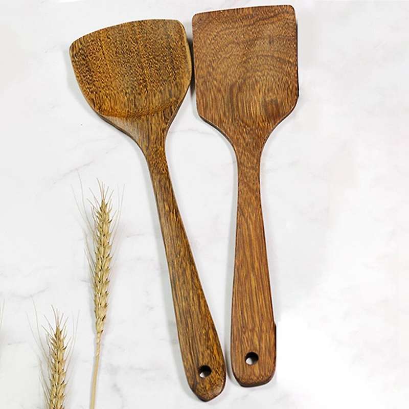 2 Pcs Chicken Wooden Spatula Cooking Spatula Non-Stick Cookware Special Spatula Kitchen Wooden Cookw