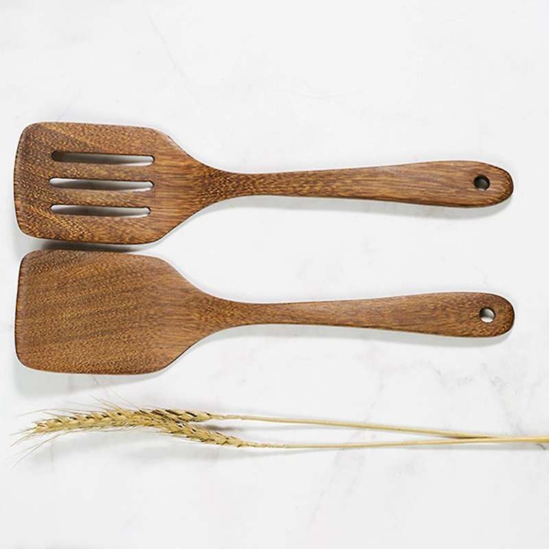 2 Pcs Chicken Wooden Spatula Cooking Spatula Non-Stick Cookware Special Spatula Kitchen Wooden Cookw