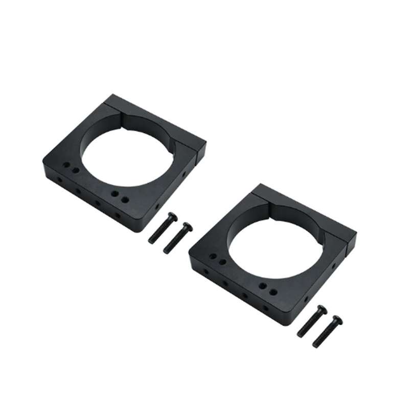 2 Pcs Cnc Engraving Machine Diameter 80mm Spindle Motor Fixture Aluminum Support Mounting Base Brac