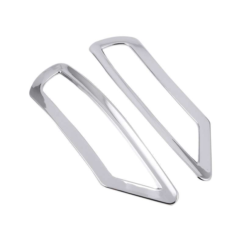 2 Pcs DIY ABS Chrome Rear Fog Light Box Stickers Cover Case Stickers for C4 2016 Accessories
