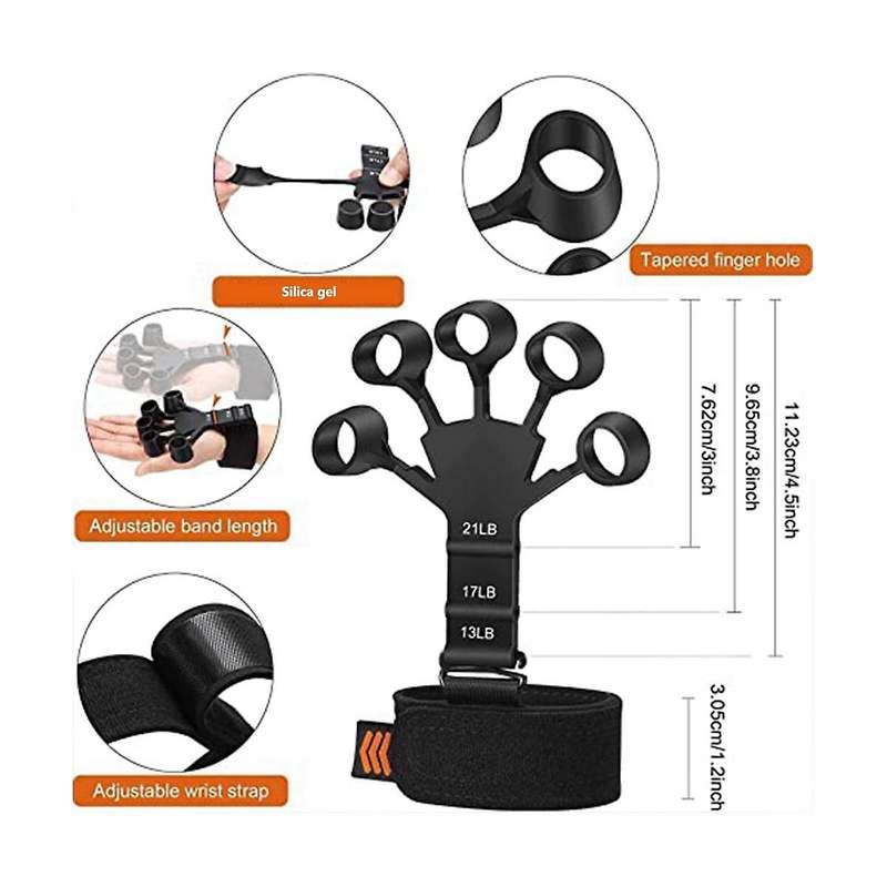 2 Pcs Finger Strengthener,grip Strength Trainer,hand Grip Strengthener,hand Exercisers for Strength