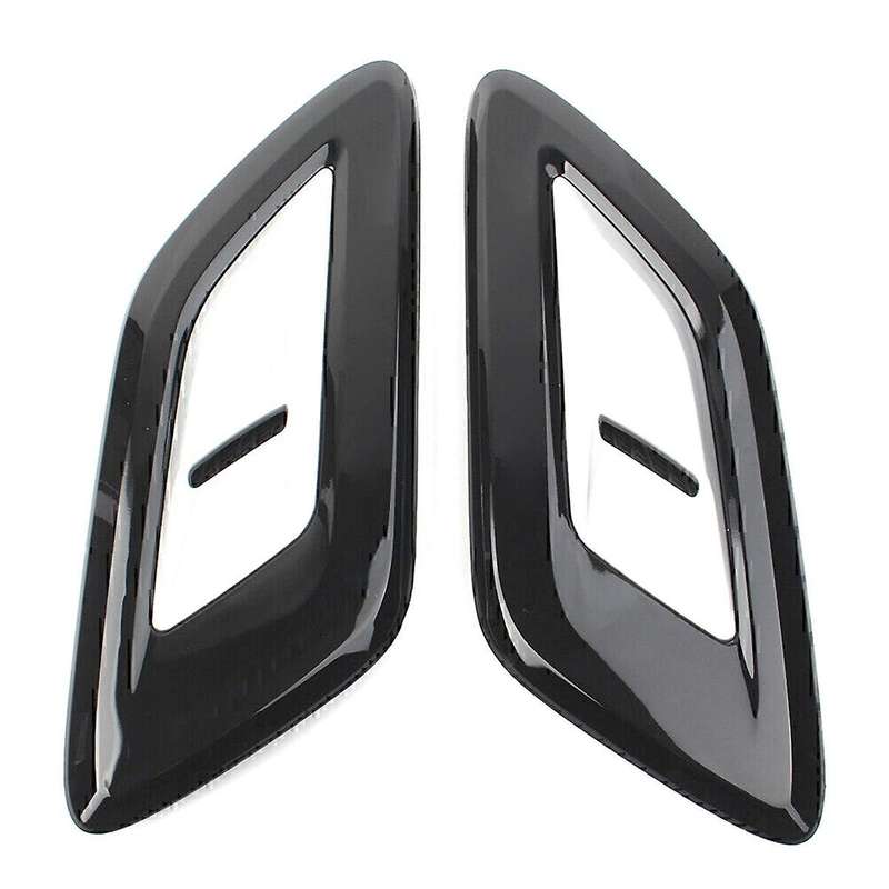 2 Pcs Exterior Hood Outlet Wing Trim for Sport Airflow Hood Lr098756 Lr098767 Silver