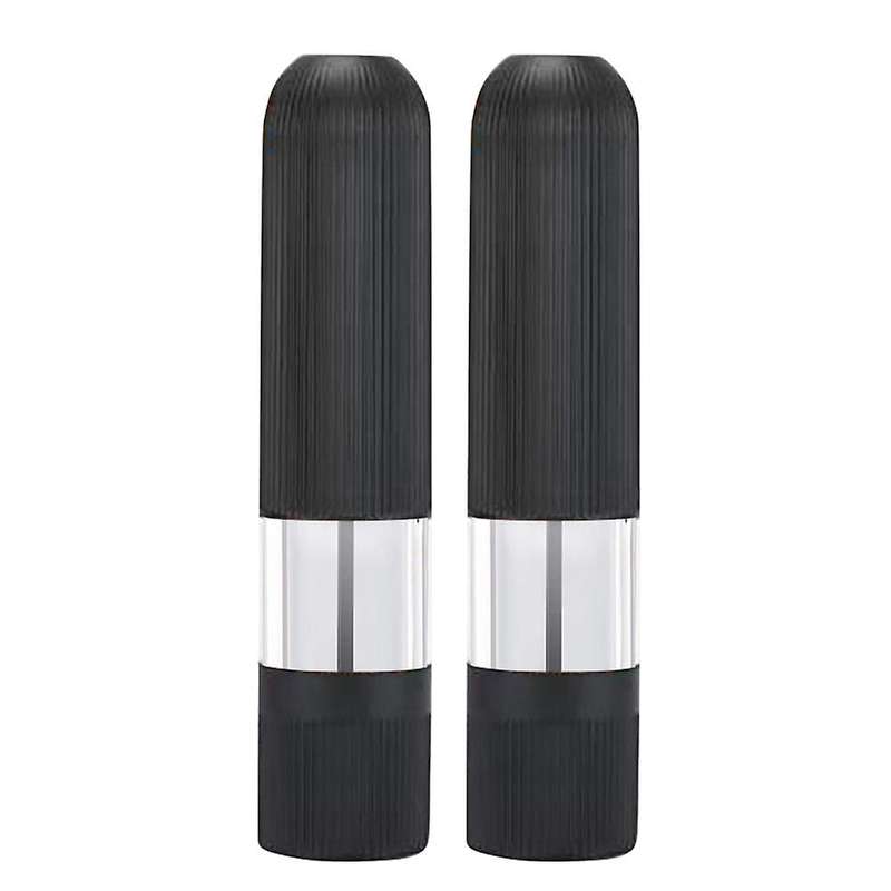 2 Pcs Electric Salt and Pepper Grinder, One Handed Operation Pepper and Salt Mill,Battery Powered Gr