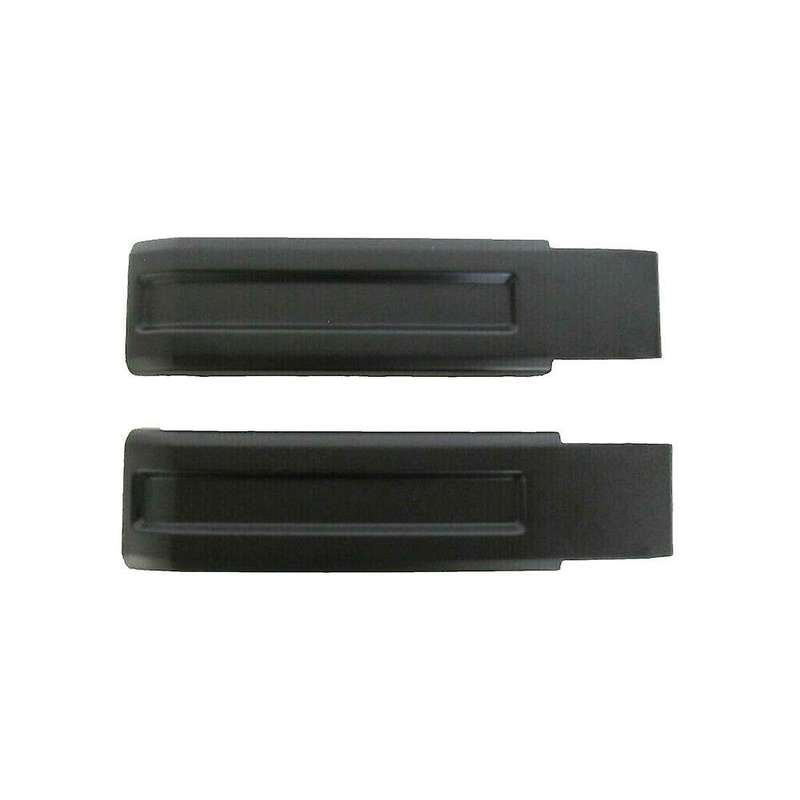 2 Pcs for 2007-2018 Wrangler Jk Upper Rear Hinge Cover Cap Black Plastic
