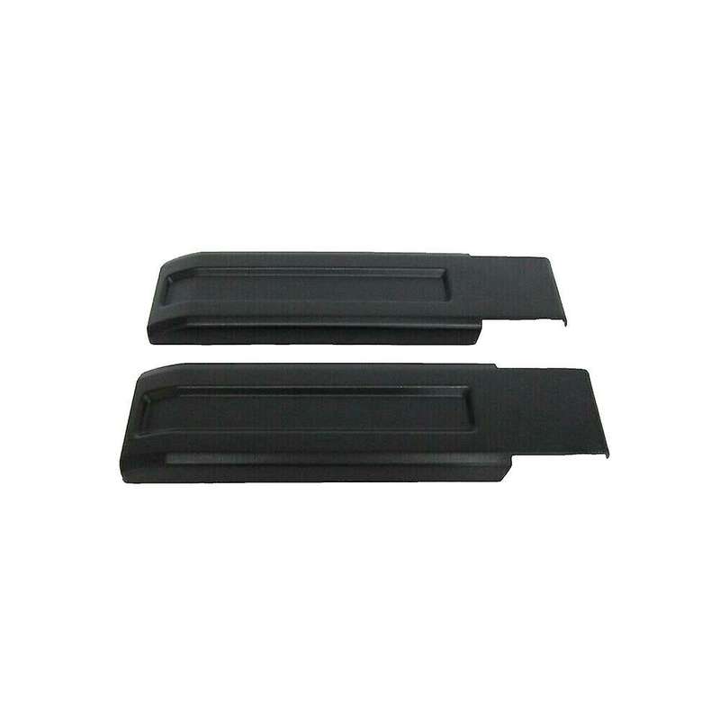 2 Pcs for 2007-2018 Wrangler Jk Upper Rear Hinge Cover Cap Black Plastic