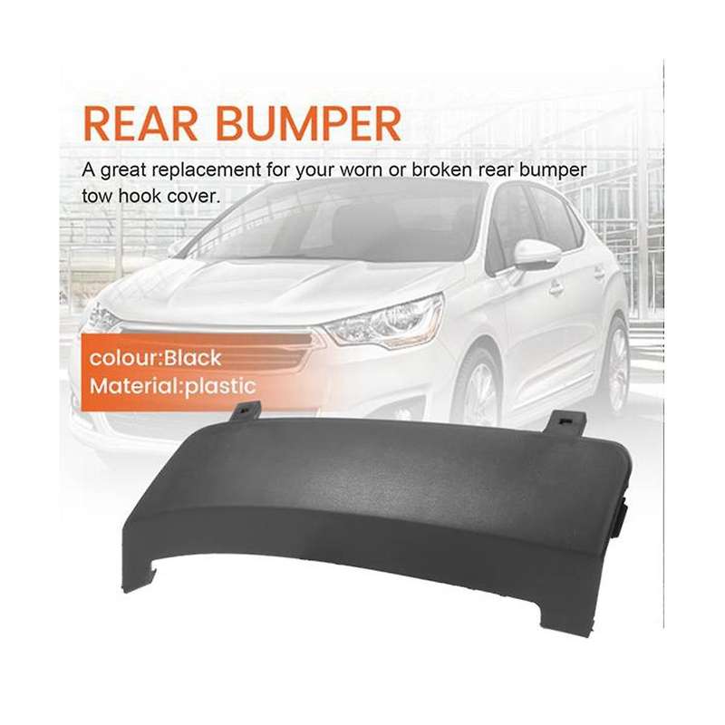 2 Pcs for Fiesta Mk7 2008-2016 Rear Bumper Tow Towing Eye Hook Cover Cap 8a61-17k922-ab5zct